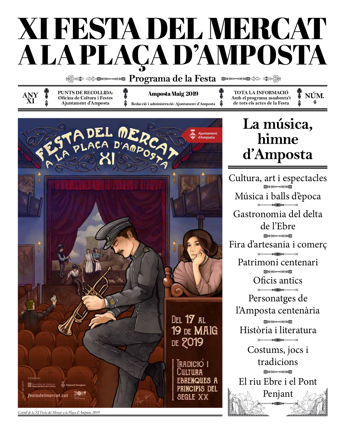 diari festa del mercat a la placa amposta 2019